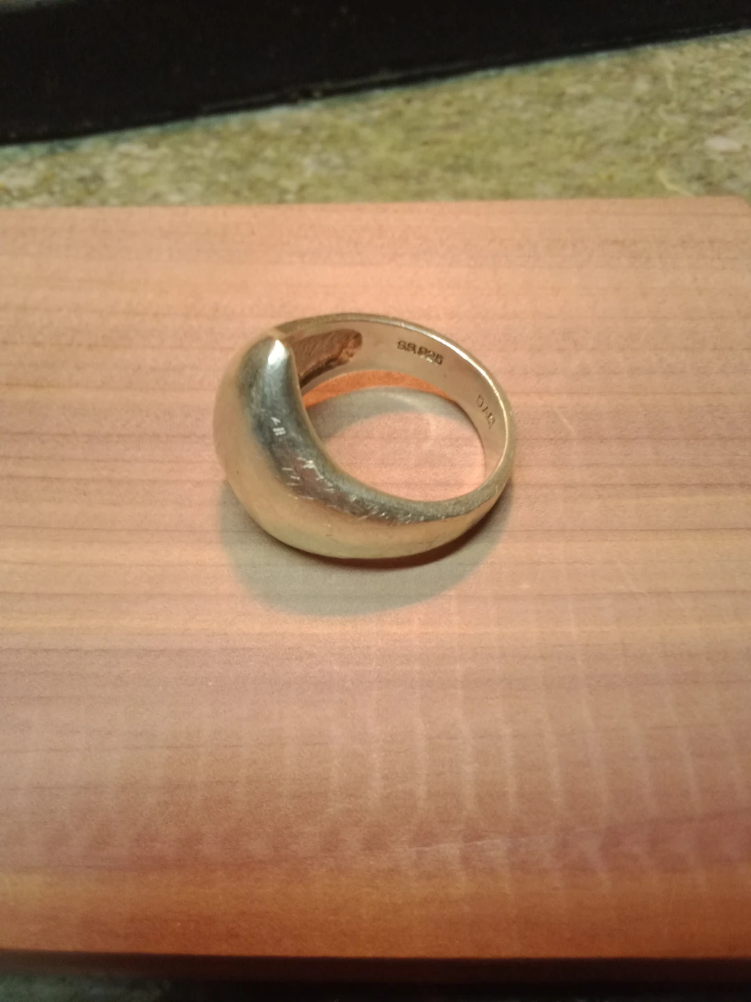 Sterling Silver Heart Ring Size 7 - photo 2