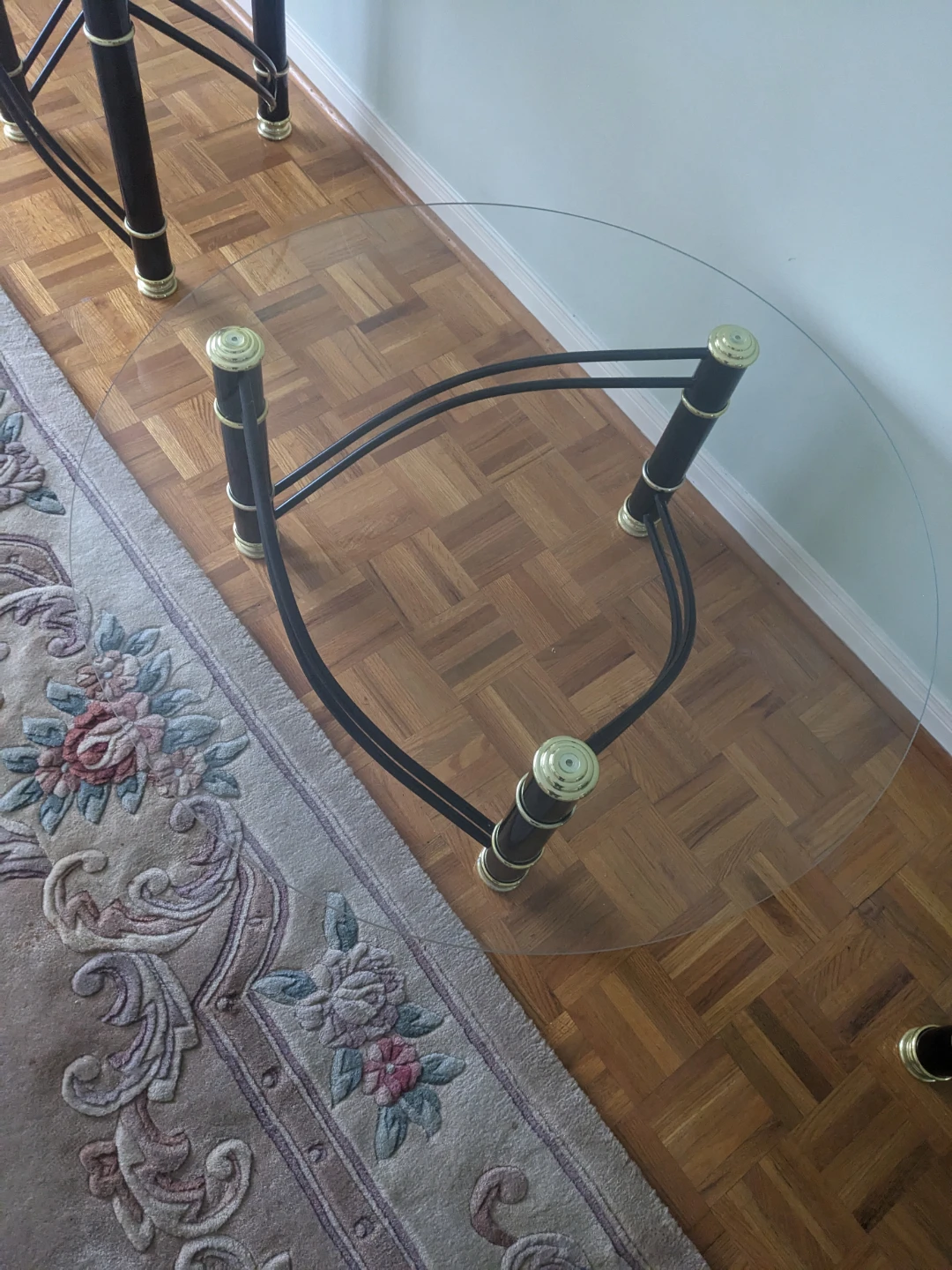 Glass Top Coffee Table (Set of 3)