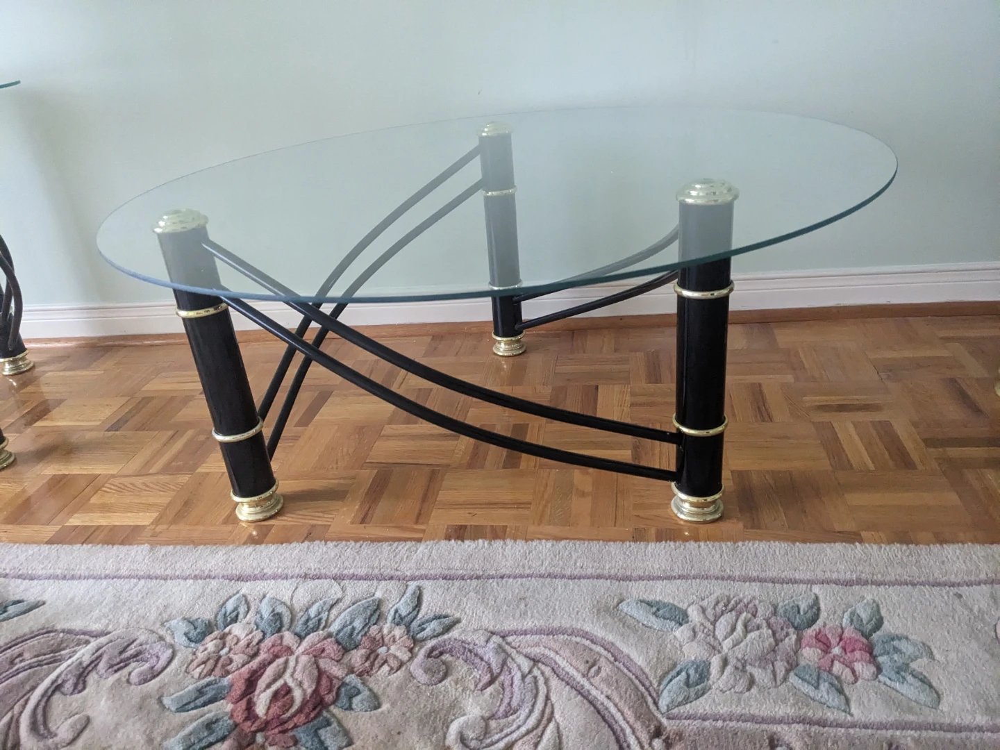 Glass Top Coffee Table (Set of 3) - photo 2