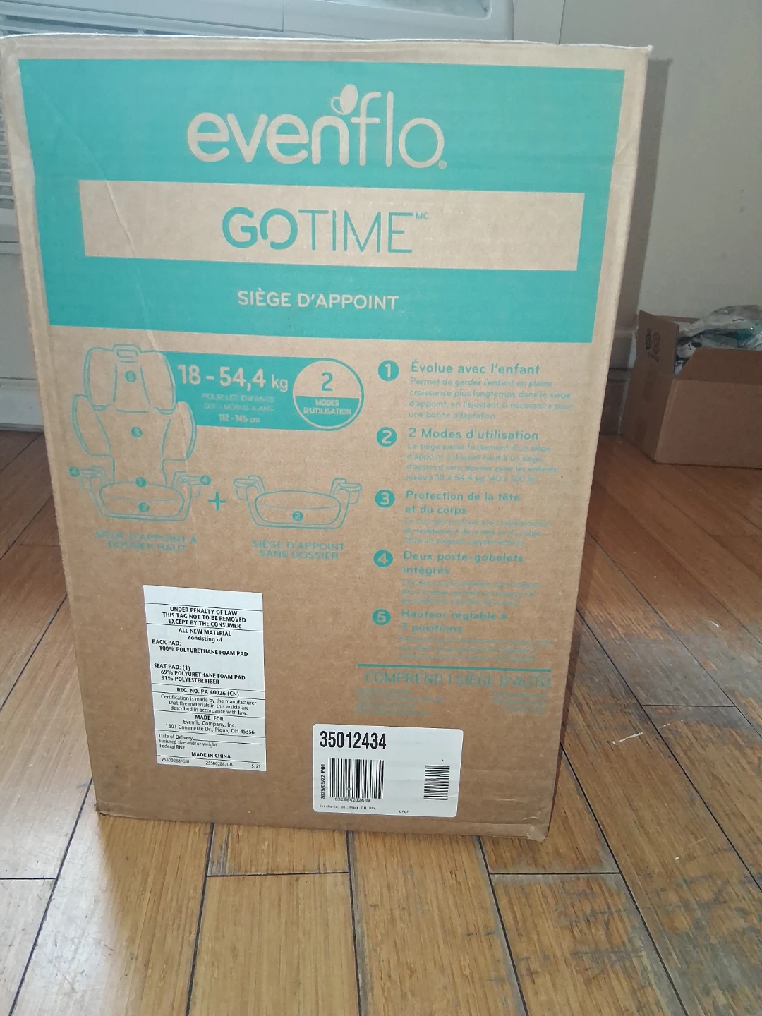 Evenflo GoTime LX Booster Car Seat