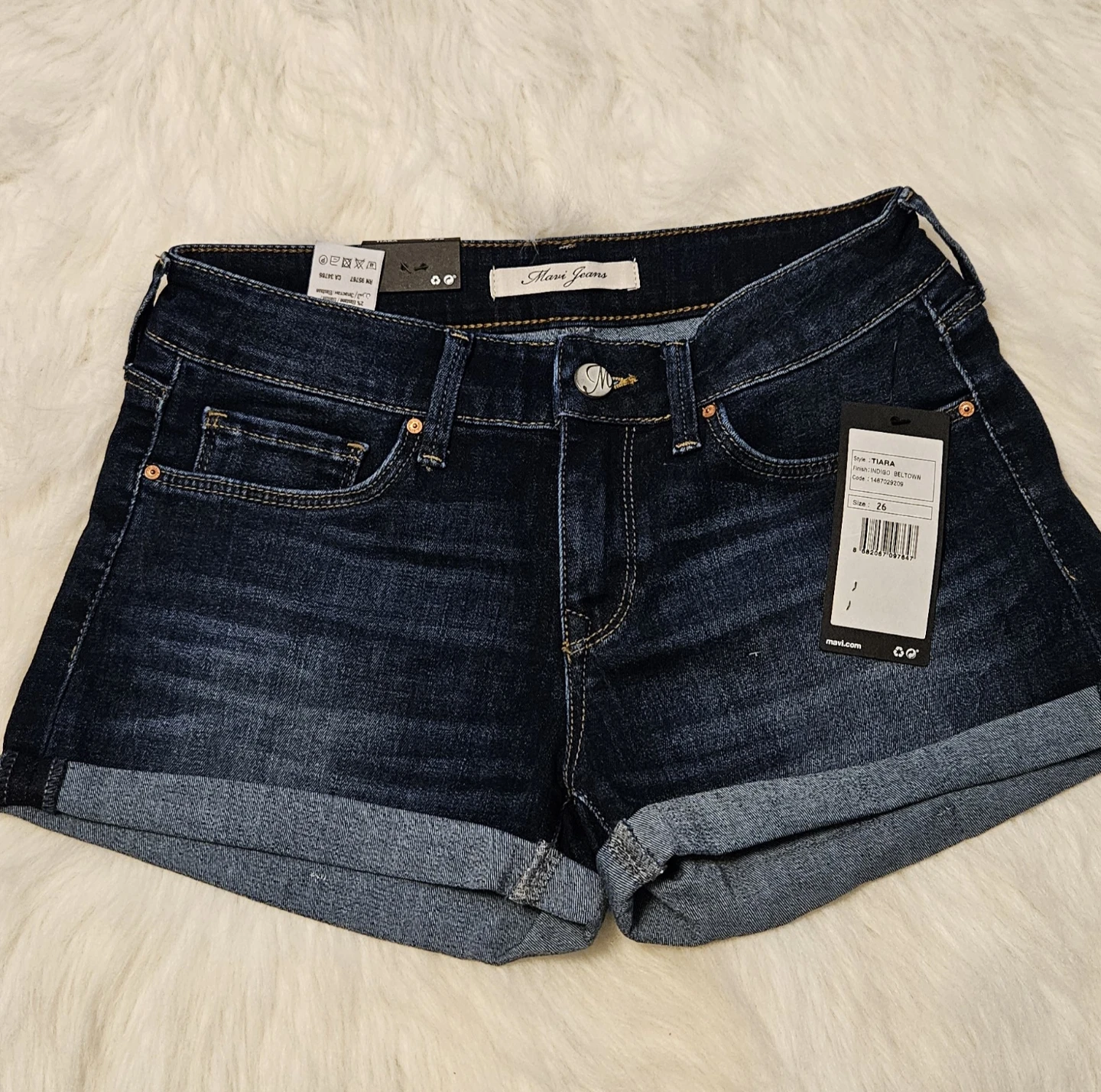 Mavi Jeans Tiara Denim Shorts Size 26