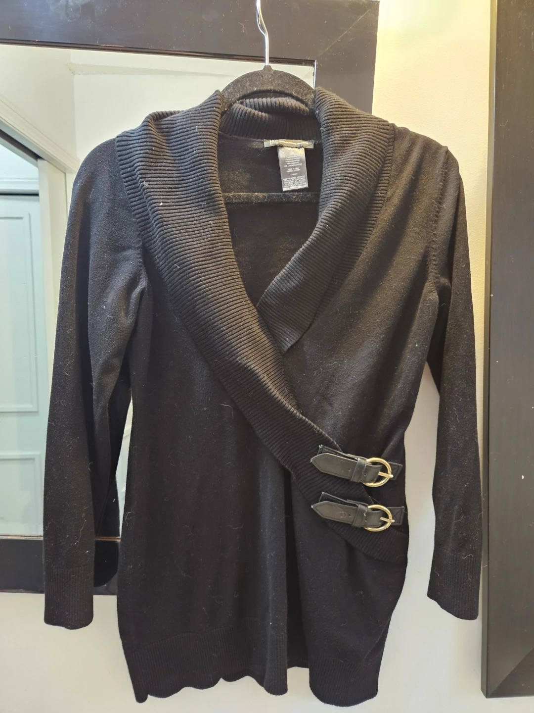 INC International Concepts Black Cardigan Sweater - Size L