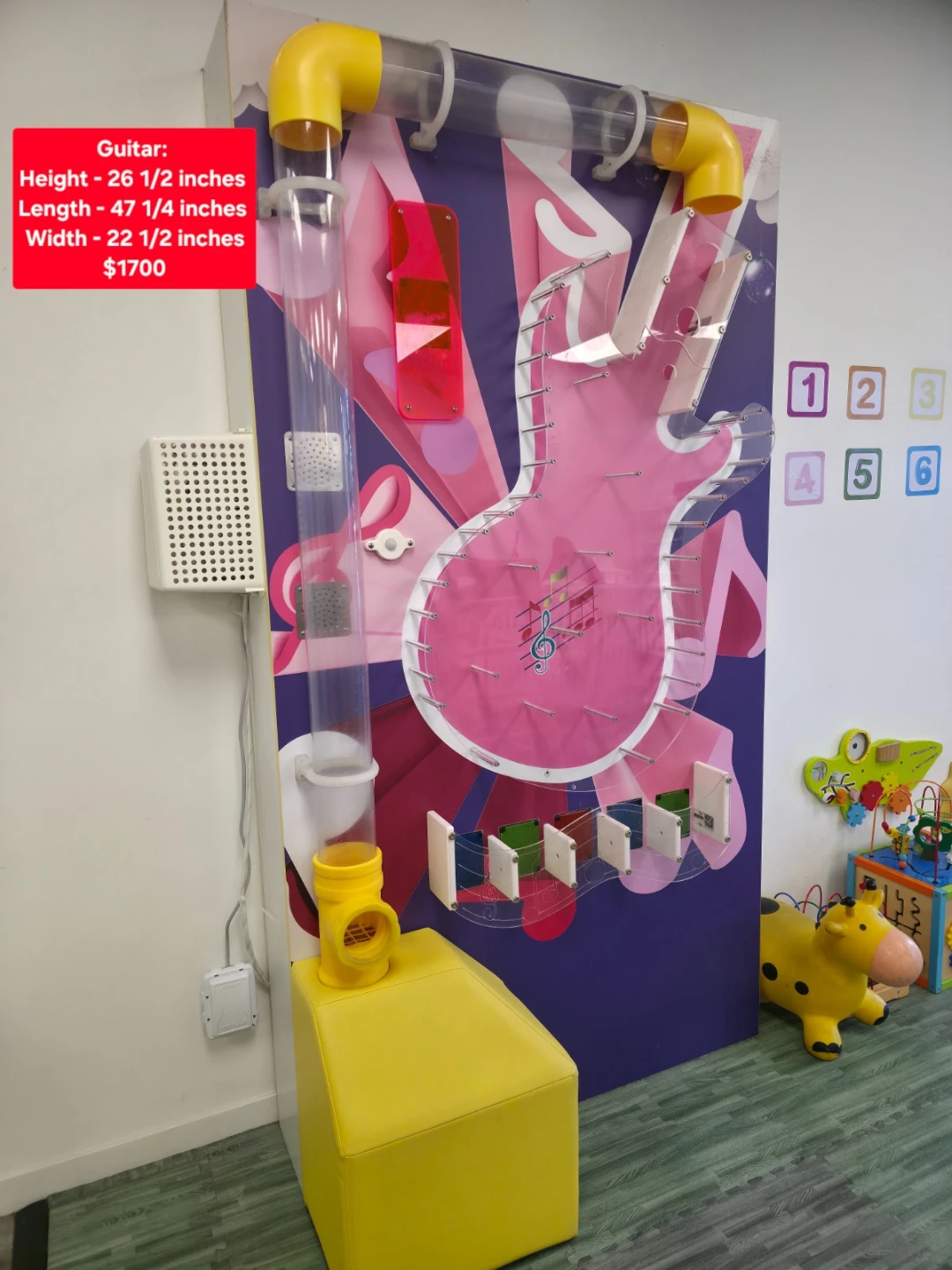 Interactive Sensory Wall Panel with Ball Drop - photo 2