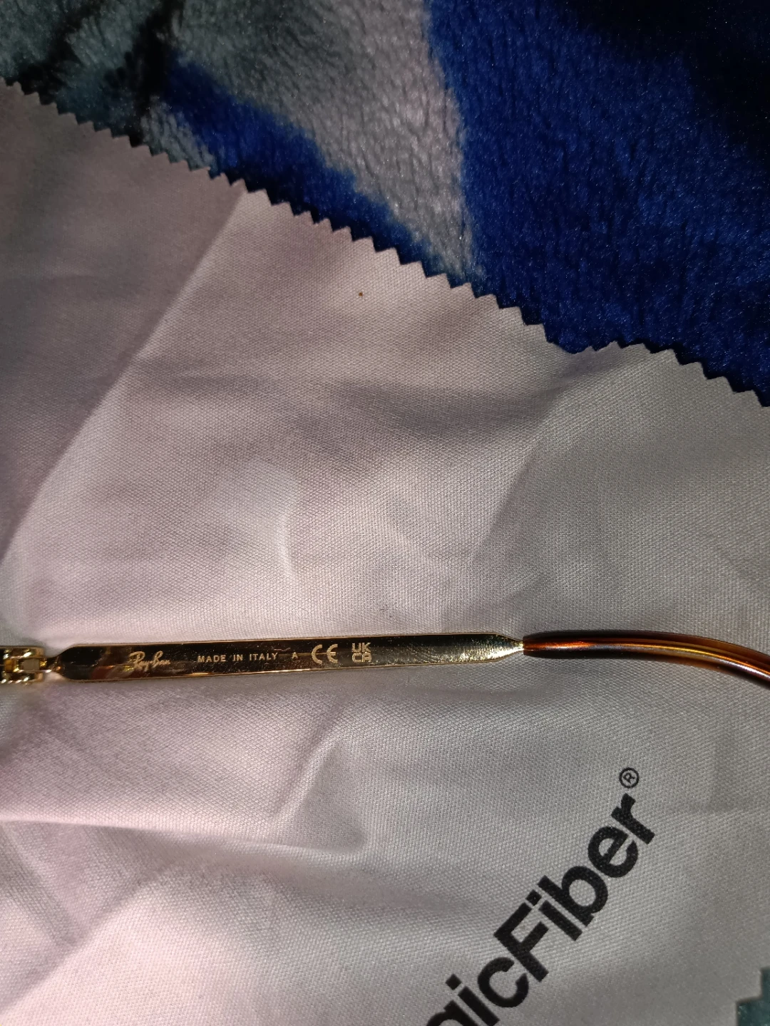 Ray-Ban Aviator Sunglasses Gold Frame Green Lens - photo 5
