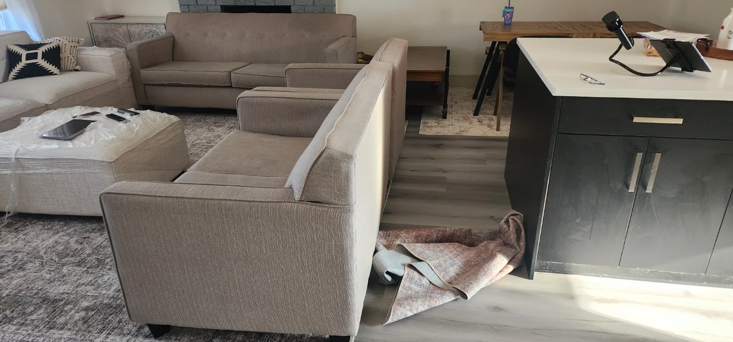 Modern Beige Sectional Sofa