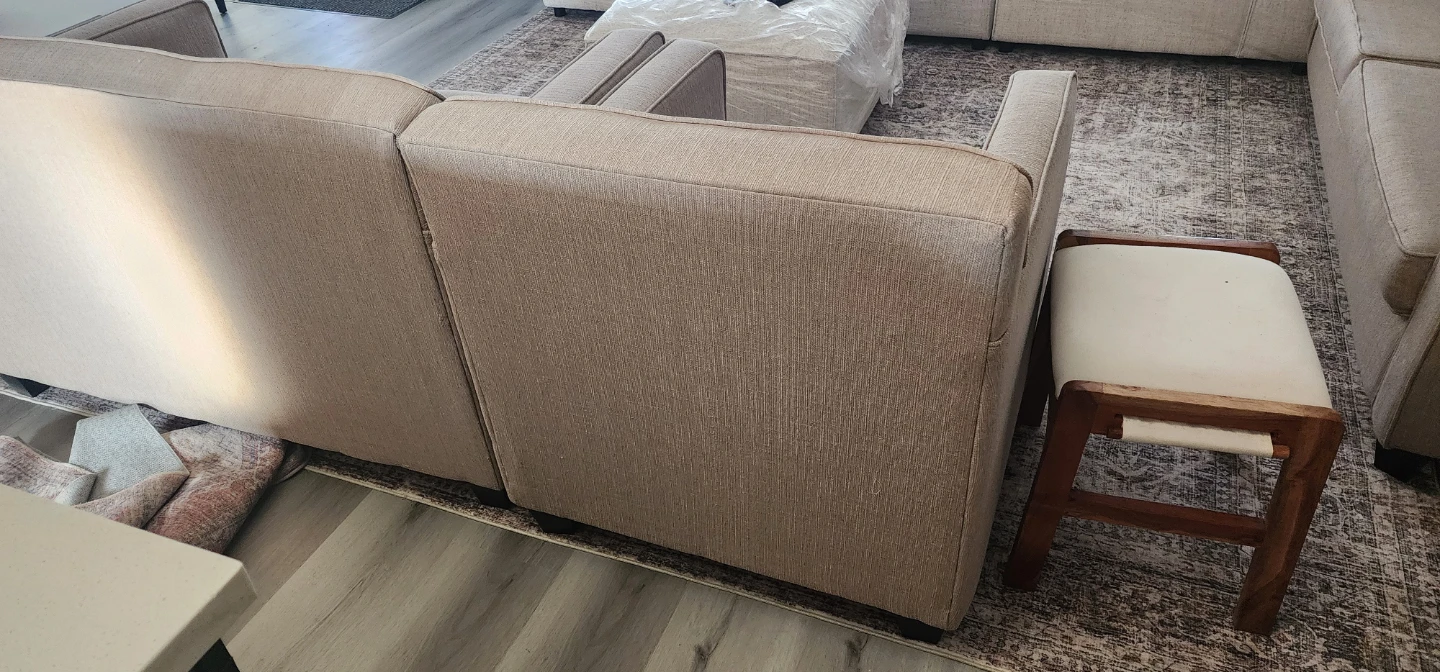 Modern Beige Sectional Sofa - photo 2