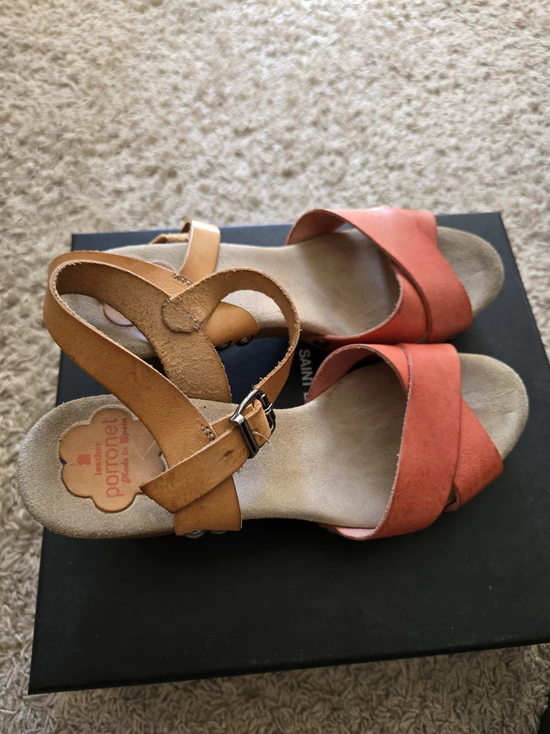 Porronet Wooden Clog Sandals - photo 4