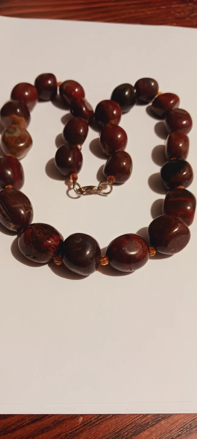 Genuine Stones Chunky Beaded Necklace - photo 2