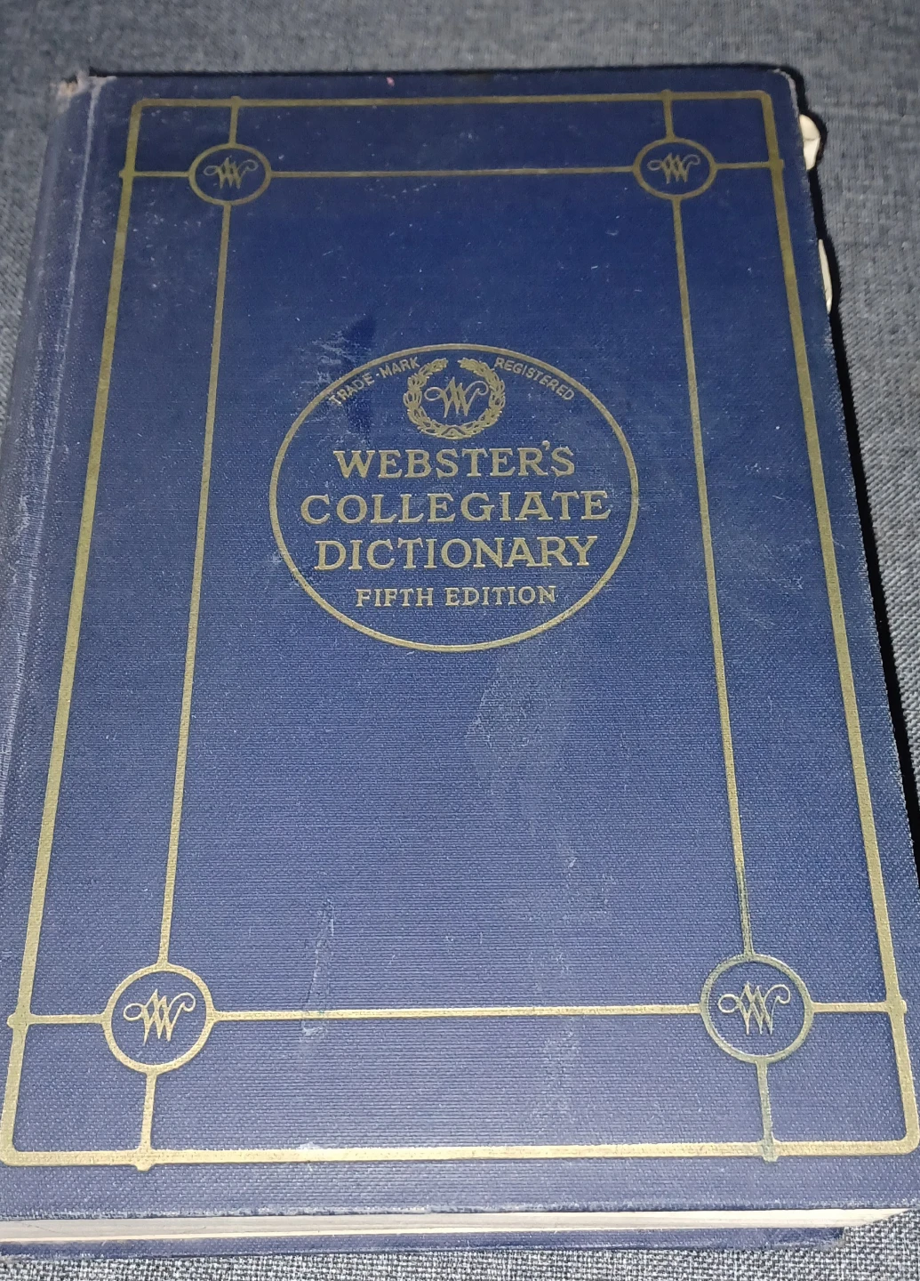 Webster's Collegiate Dictionary Fifth Edition
