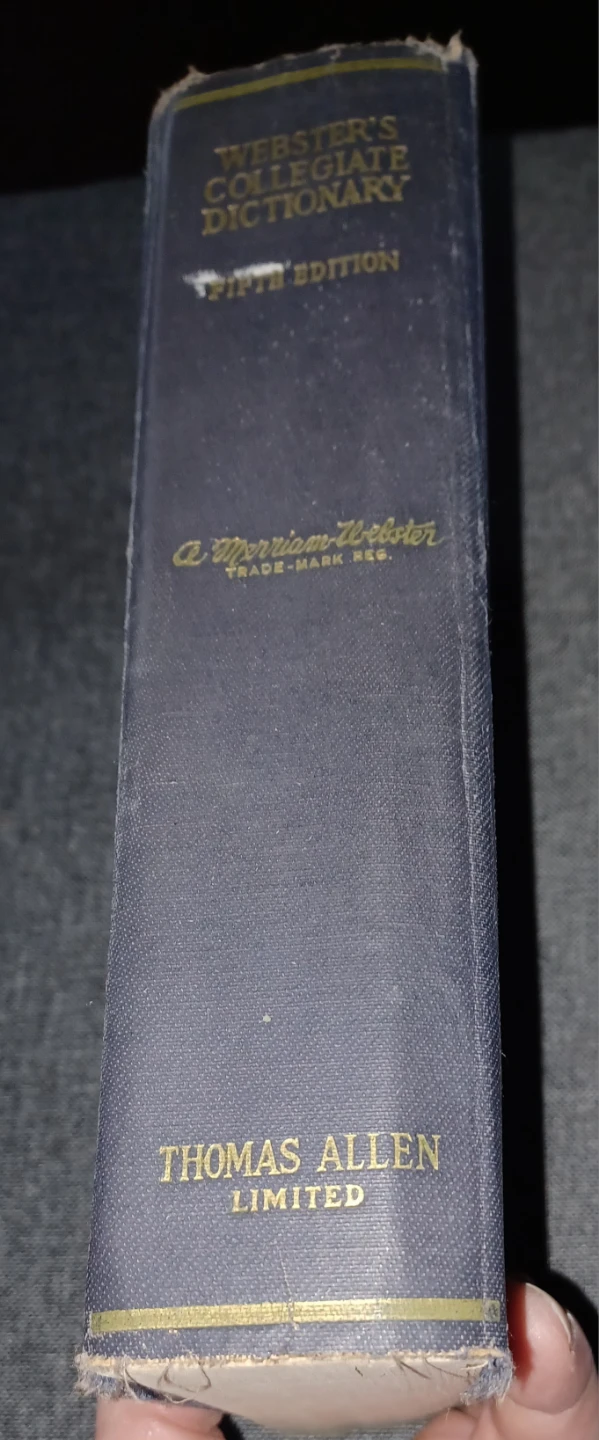 Webster's Collegiate Dictionary Fifth Edition - photo 4