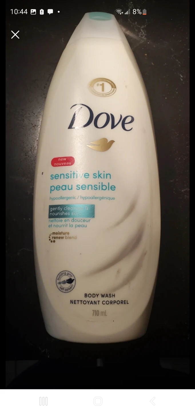Dove Sensitive Skin Body Wash 710 mL