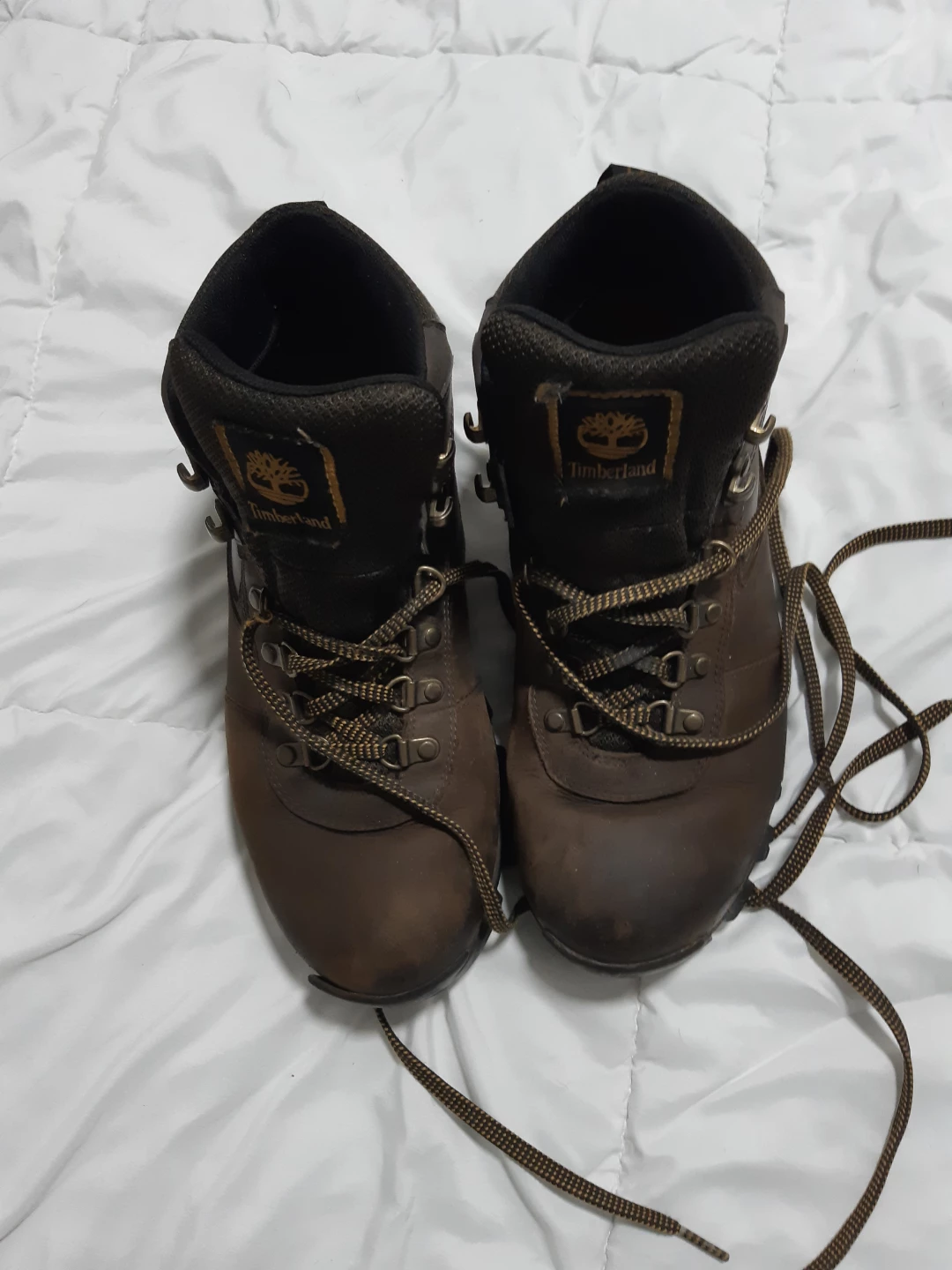 Timberland Men's Brown Leather Hiking Boots