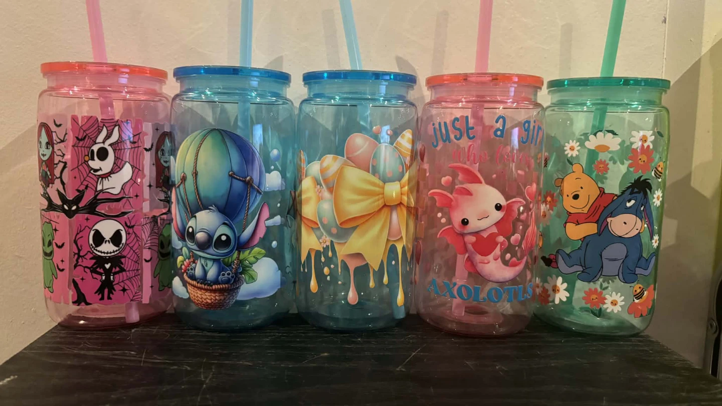 Assorted Themed Tumblers with Straws - photo 3