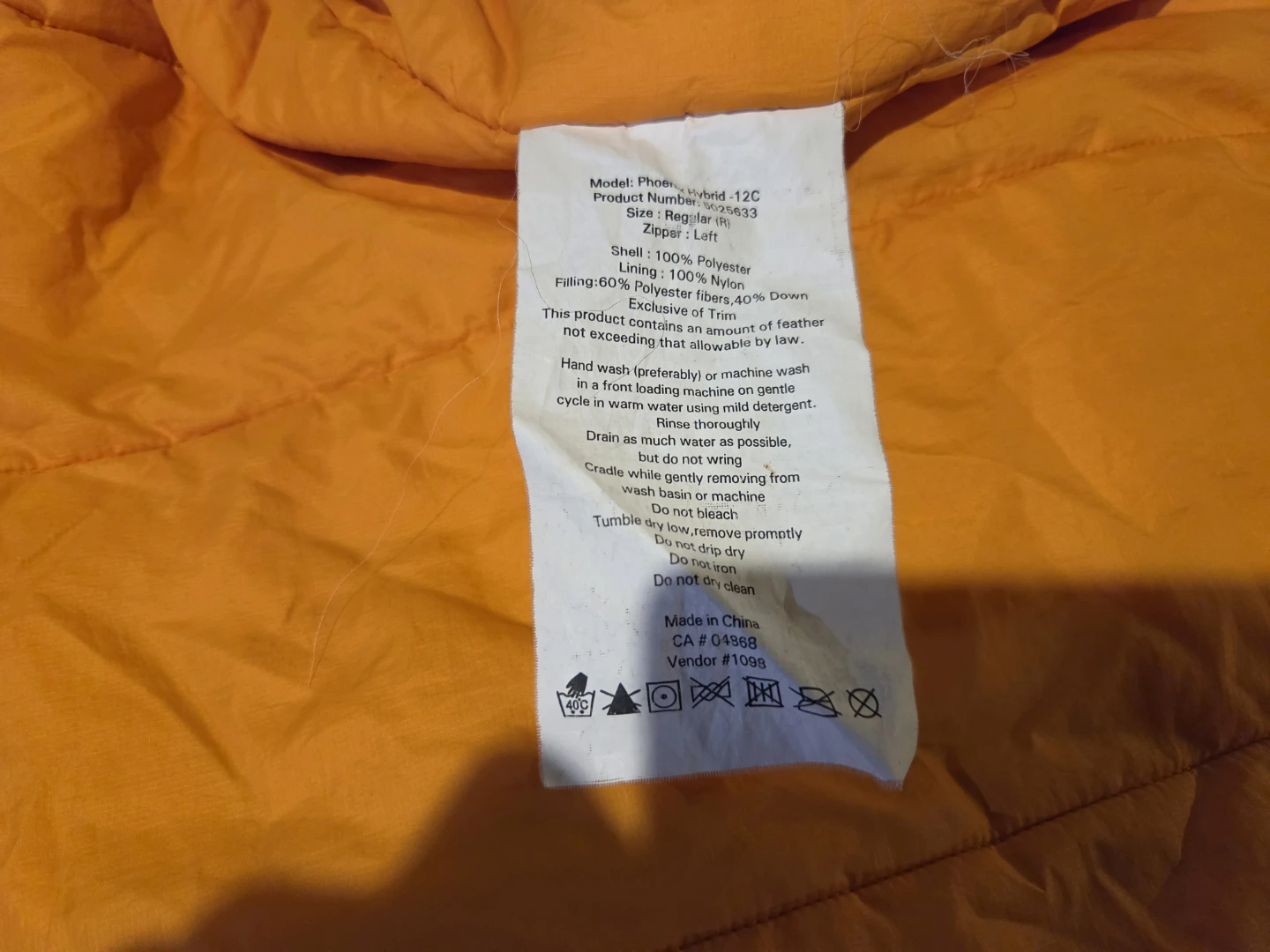 Mountain Equipment Co-op Phoenix Hybrid -12C Sleeping Bag