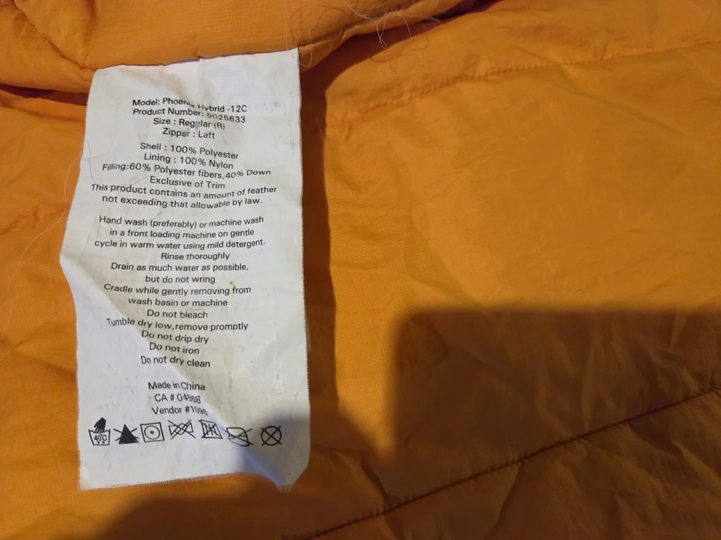 Mountain Equipment Co-op Phoenix Hybrid -12C Sleeping Bag - photo 4