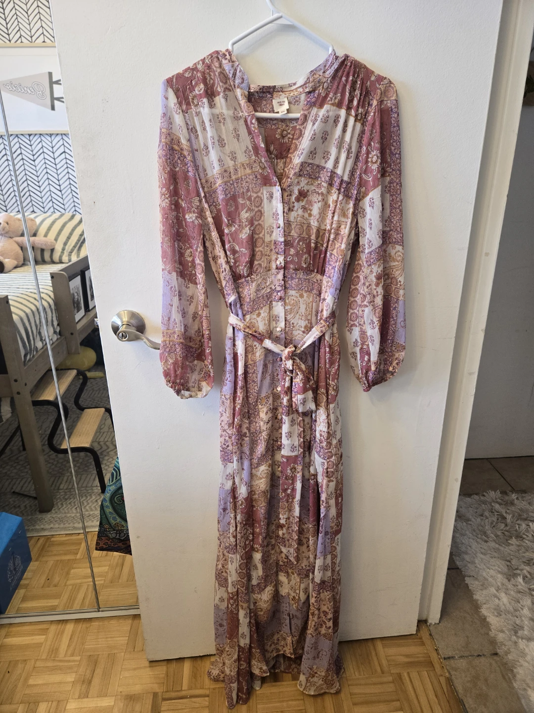 Size M - Autres Filles Floral Maxi Dress