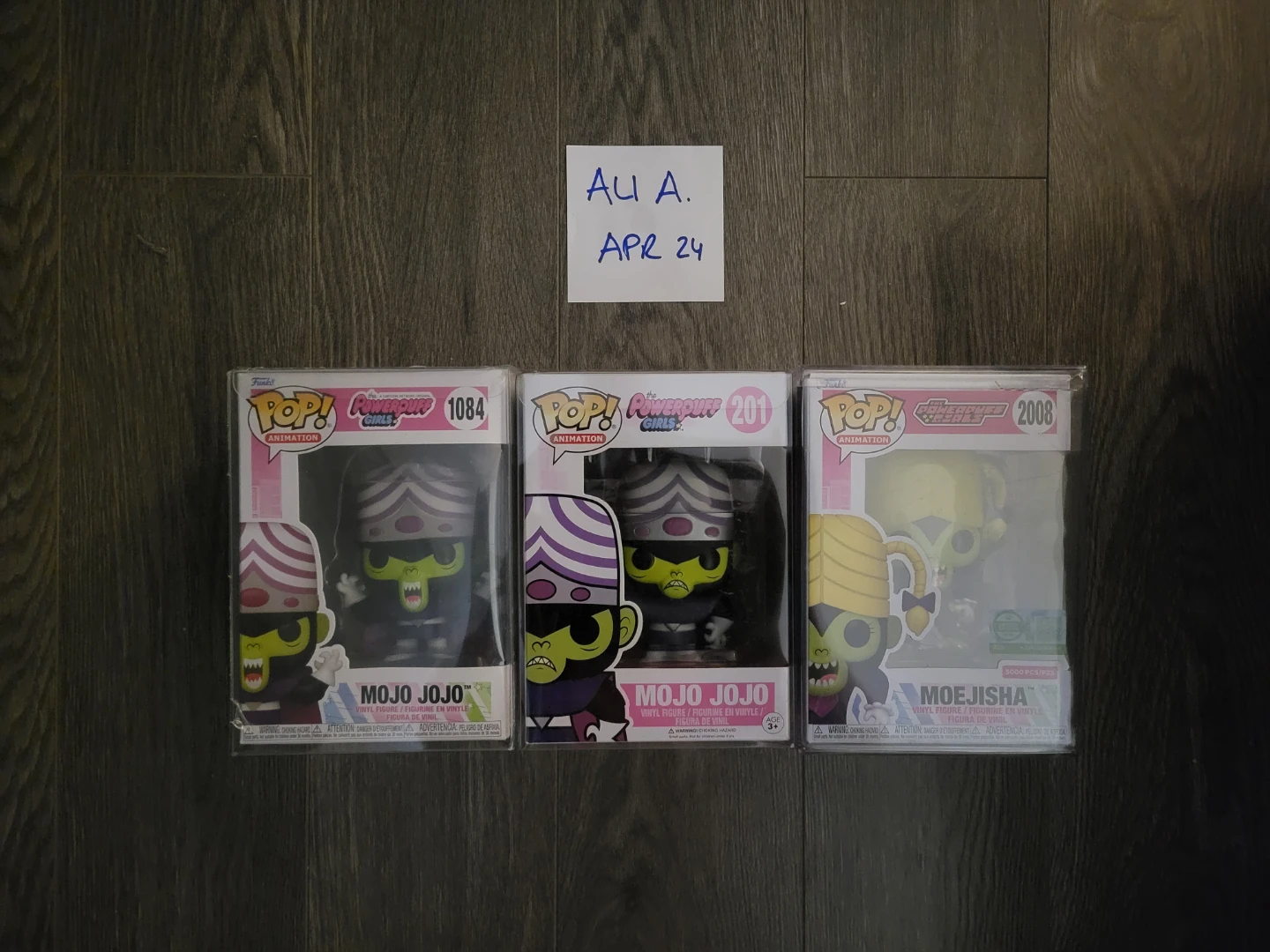 Funko Pop! Powerpuff Girls Mojo Jojo & Moe Jisha Figures