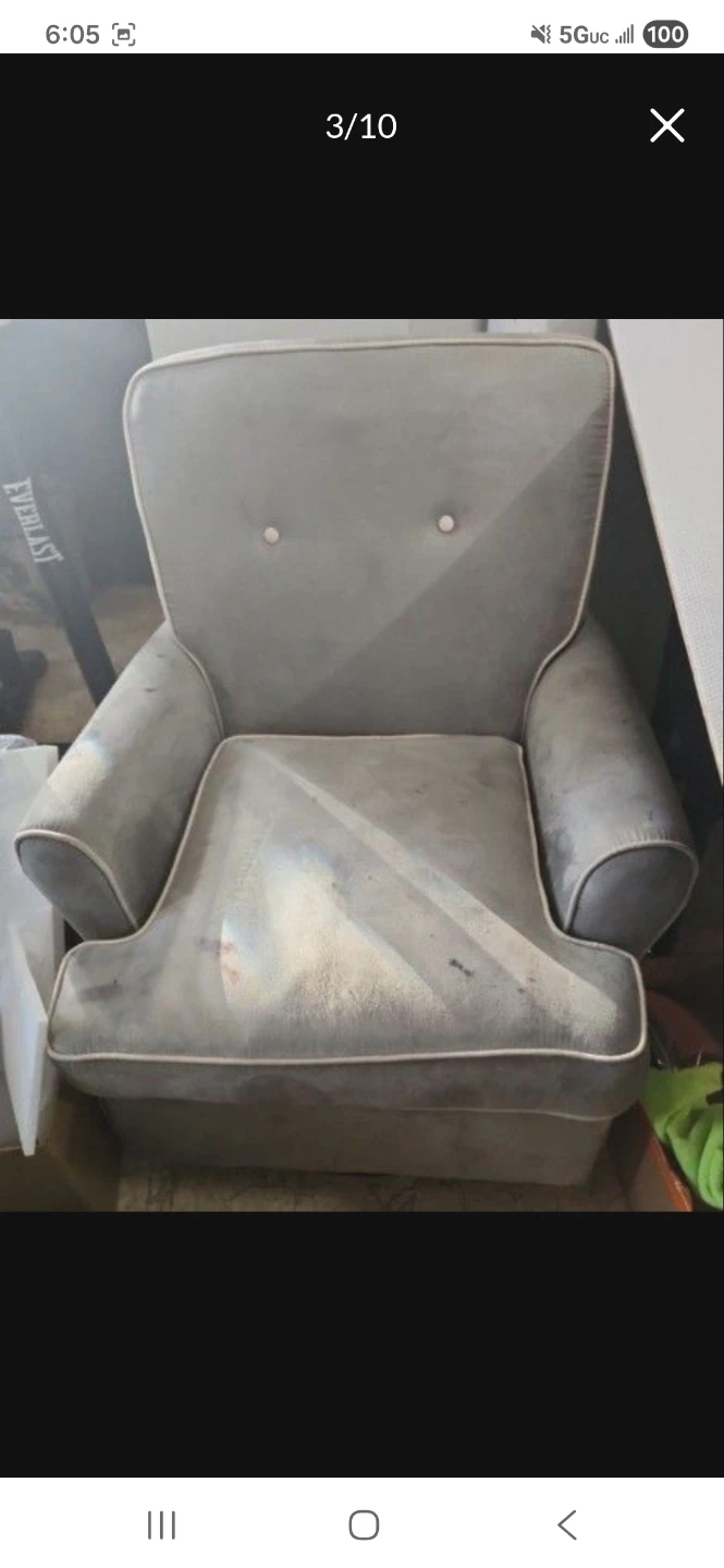 Rocking Chair Needs Clean Or Covers Otherwise Works Fine - photo 3