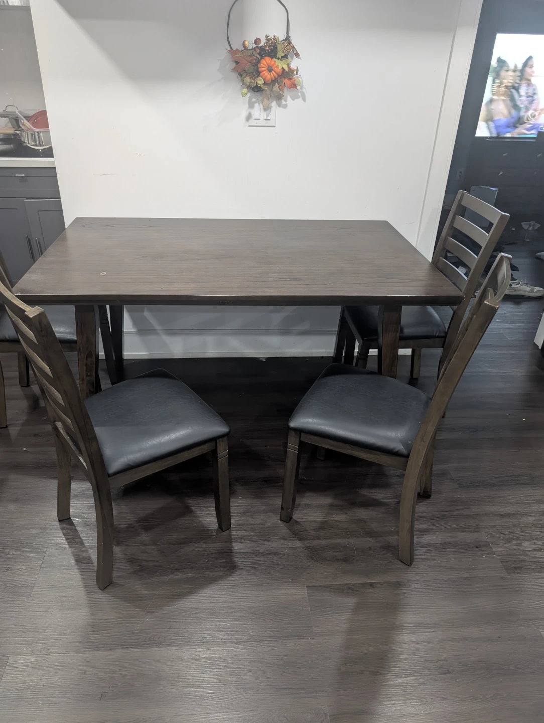 Dining Table and 4 Chairs Set - photo 4