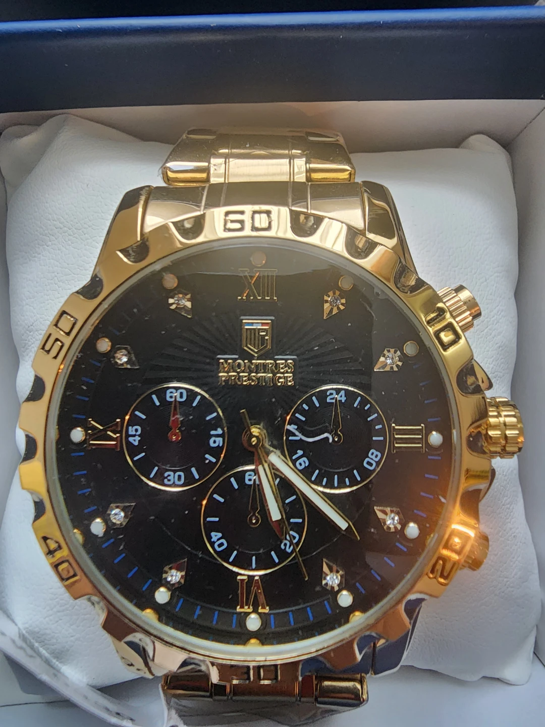 Invicta Montres Prestige Men's Watch - 44mm, Gold (AIC-MPW-0330)