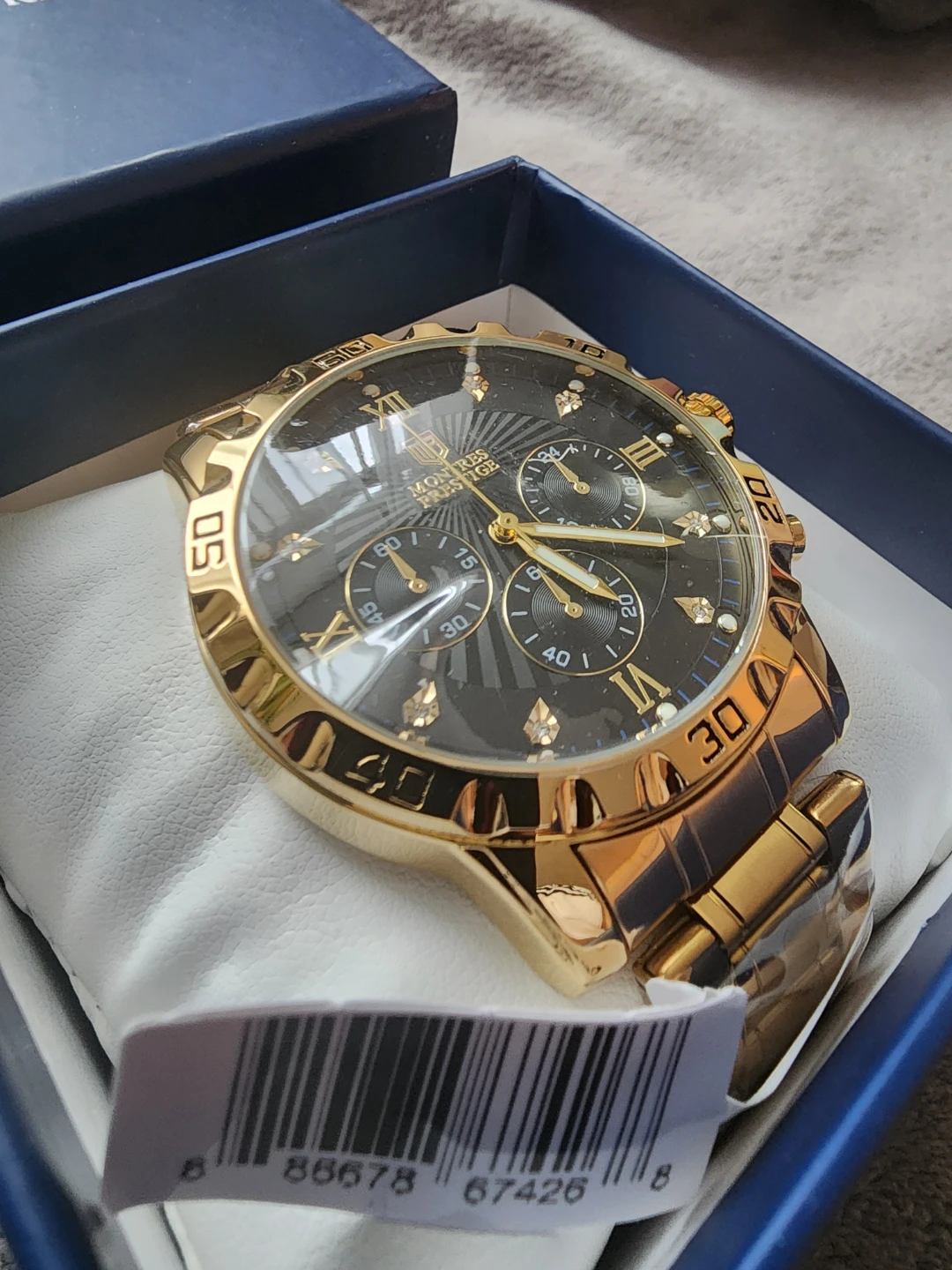 Invicta Montres Prestige Men's Watch - 44mm, Gold (AIC-MPW-0330) - photo 2