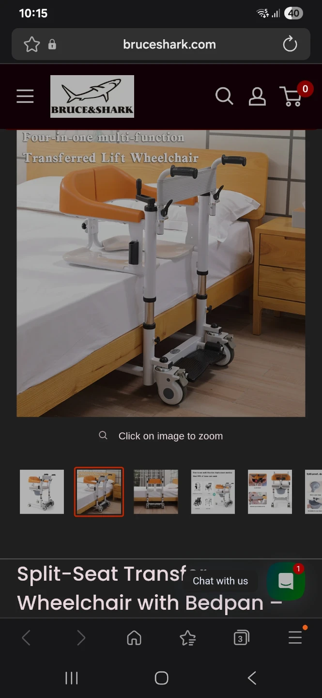 Bruce & Shark Four-in-one Lift Wheelchair - photo 5
