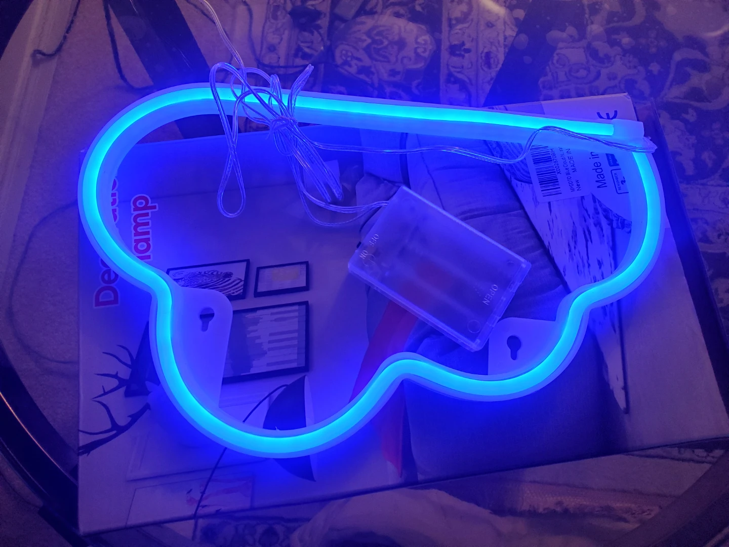 LED Cloud Modeling Lamp - Blue - photo 2