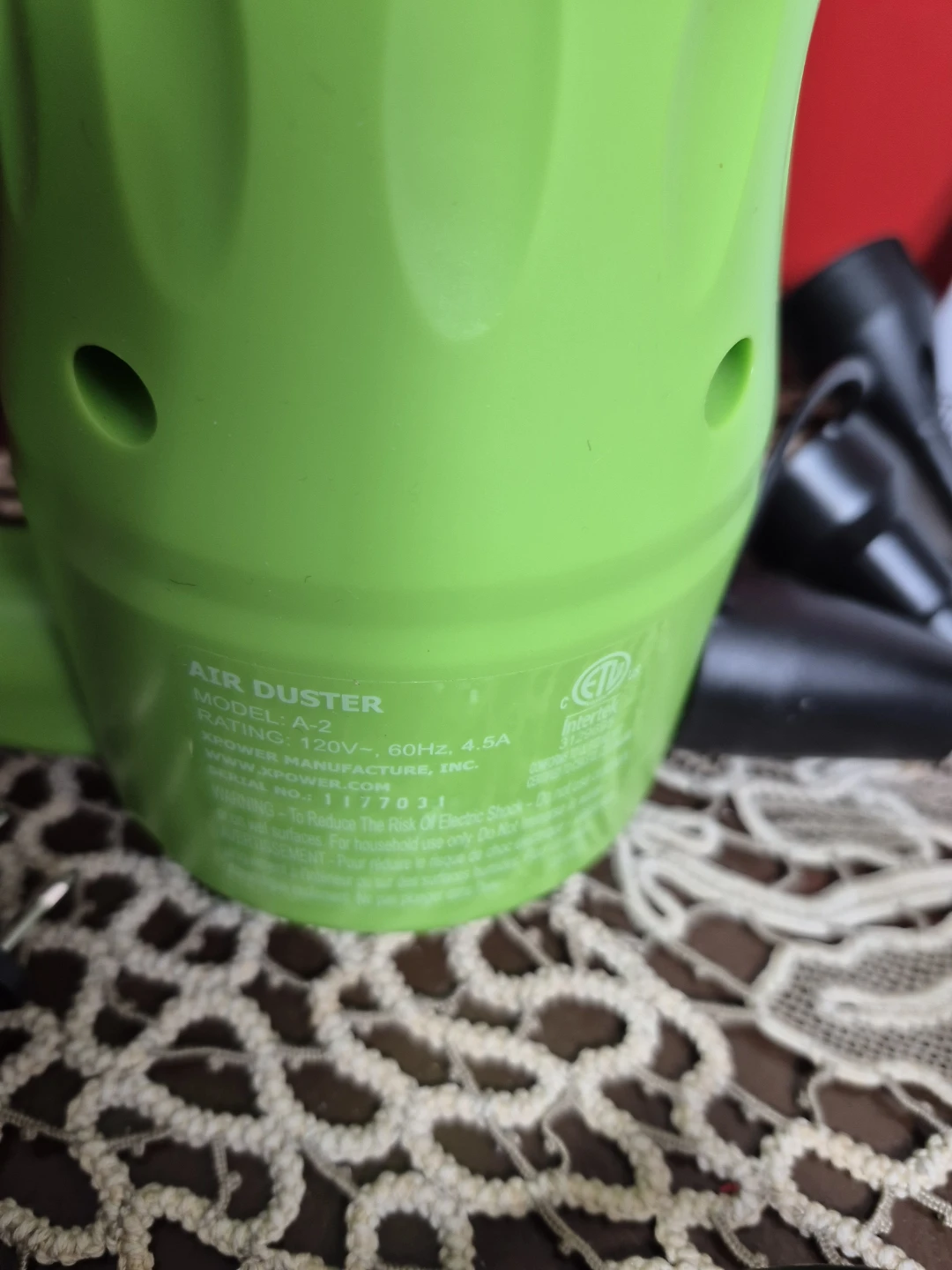 XPOWER Air Duster A-2 - photo 4