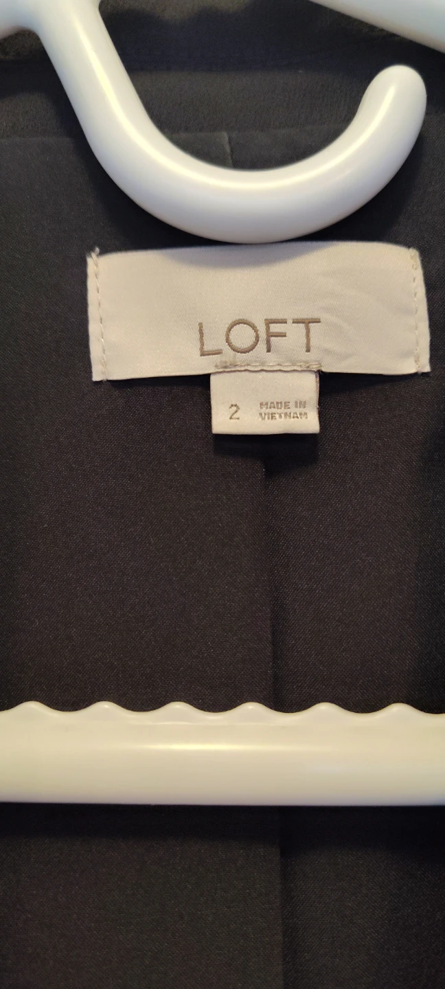 LOFT Black Blazer Size 2 - photo 4
