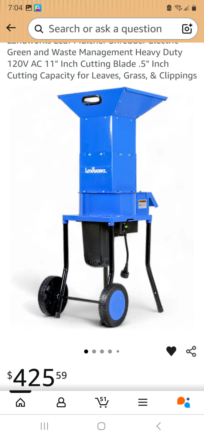 Landworks Leaf Mulcher Shredder - photo 5