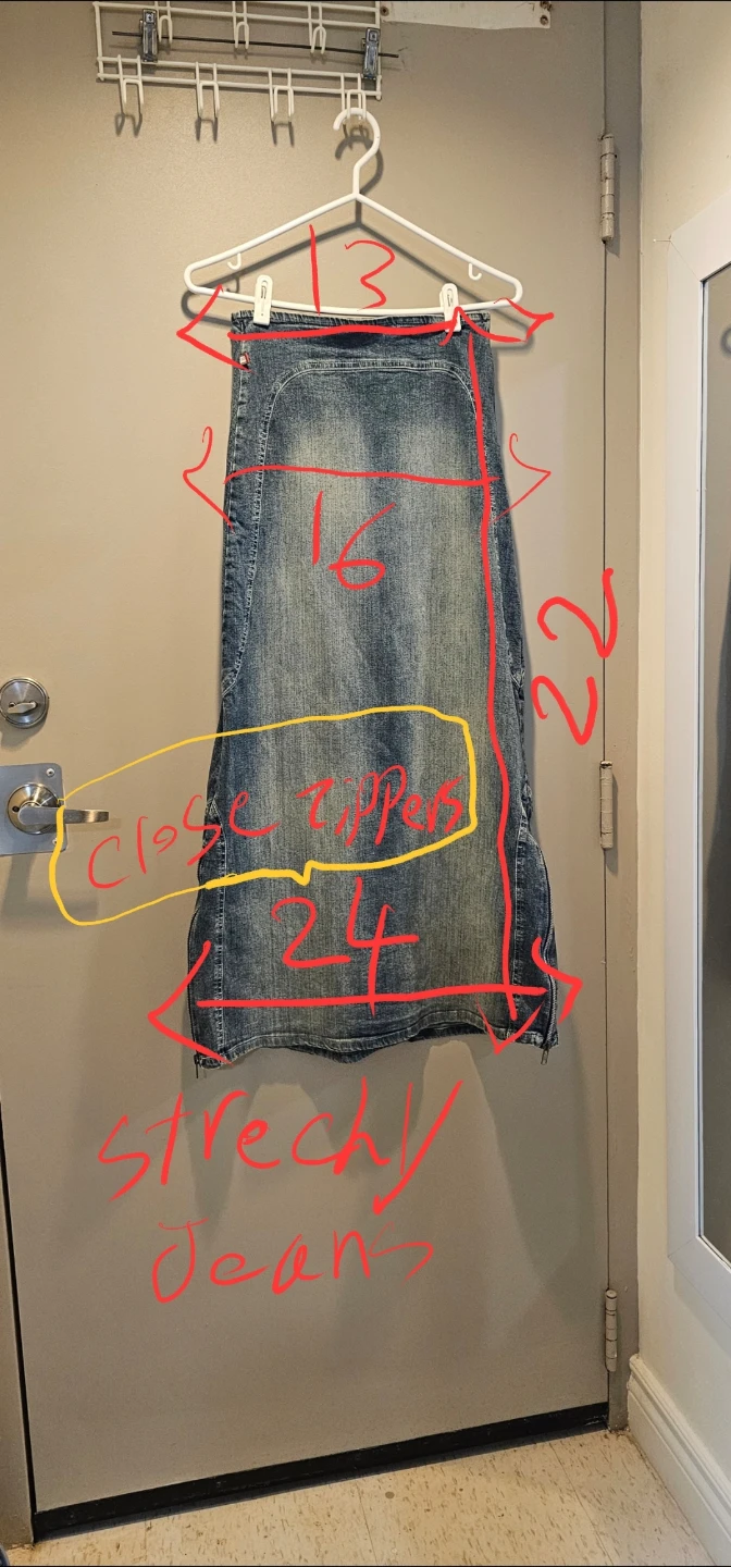 thee2ndco Maxi Denim Skirt - photo 4