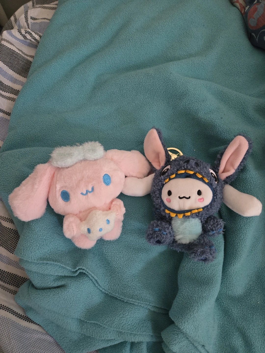 Cinnamoroll Keychains (Pink & Stitch Cosplay!) CASH ONLY!