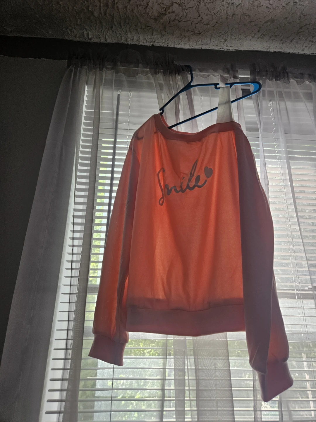 Peach "Smile" Sweatshirt - photo 2