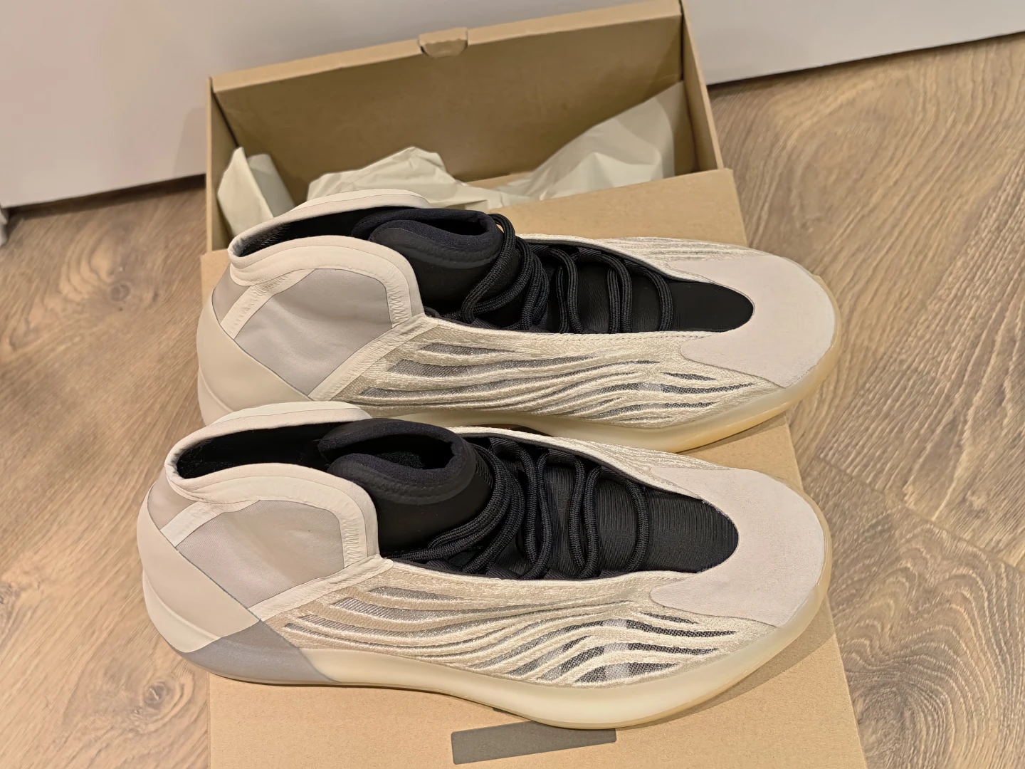 NEW Adidas Yeezy QNTM "Mist Slate" Men's Size 13 - photo 4