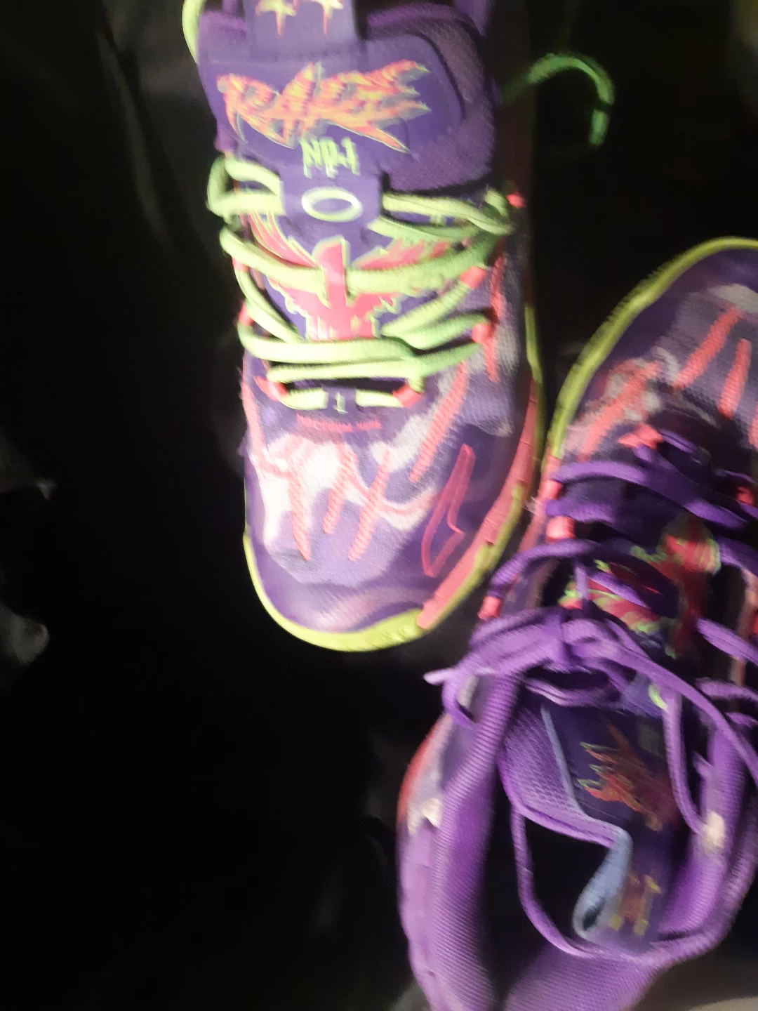 Nike Kyrie Low 5 "Halloween" Purple Neon Men's Basketball Shoes - photo 2