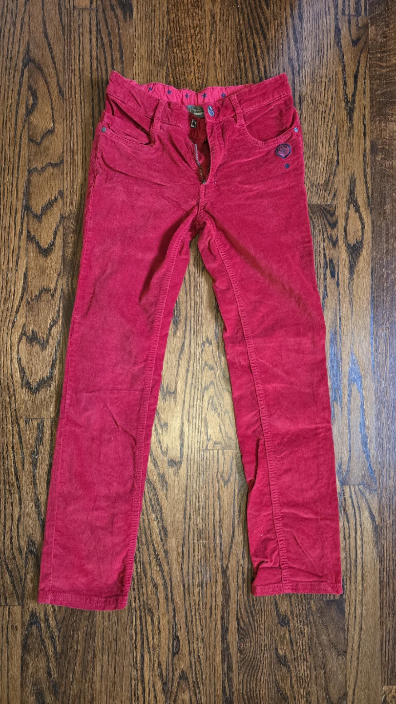 Orchestra Red Corduroy Pants - 10 yrs / 140 cm