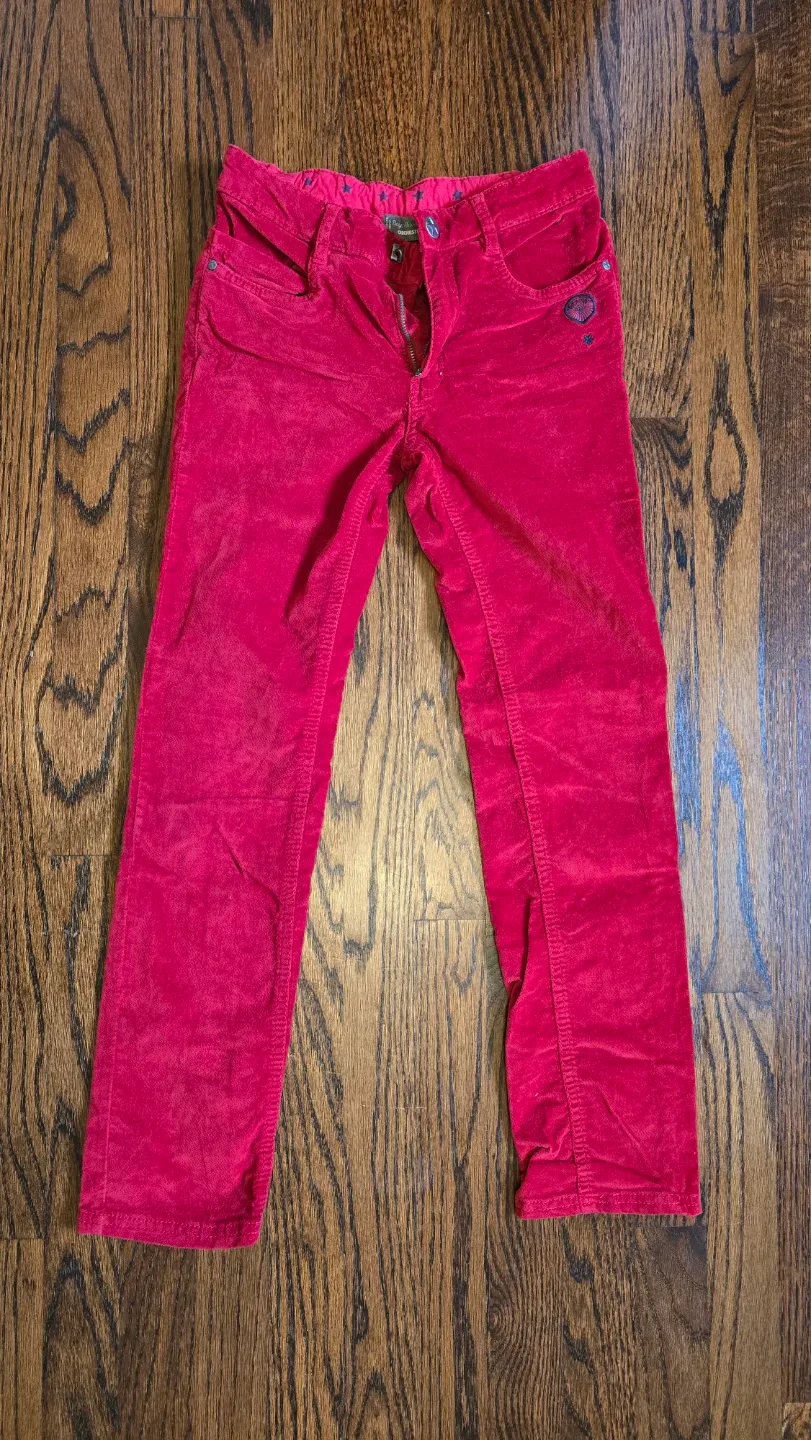 Orchestra Red Corduroy Pants - 10 yrs / 140 cm