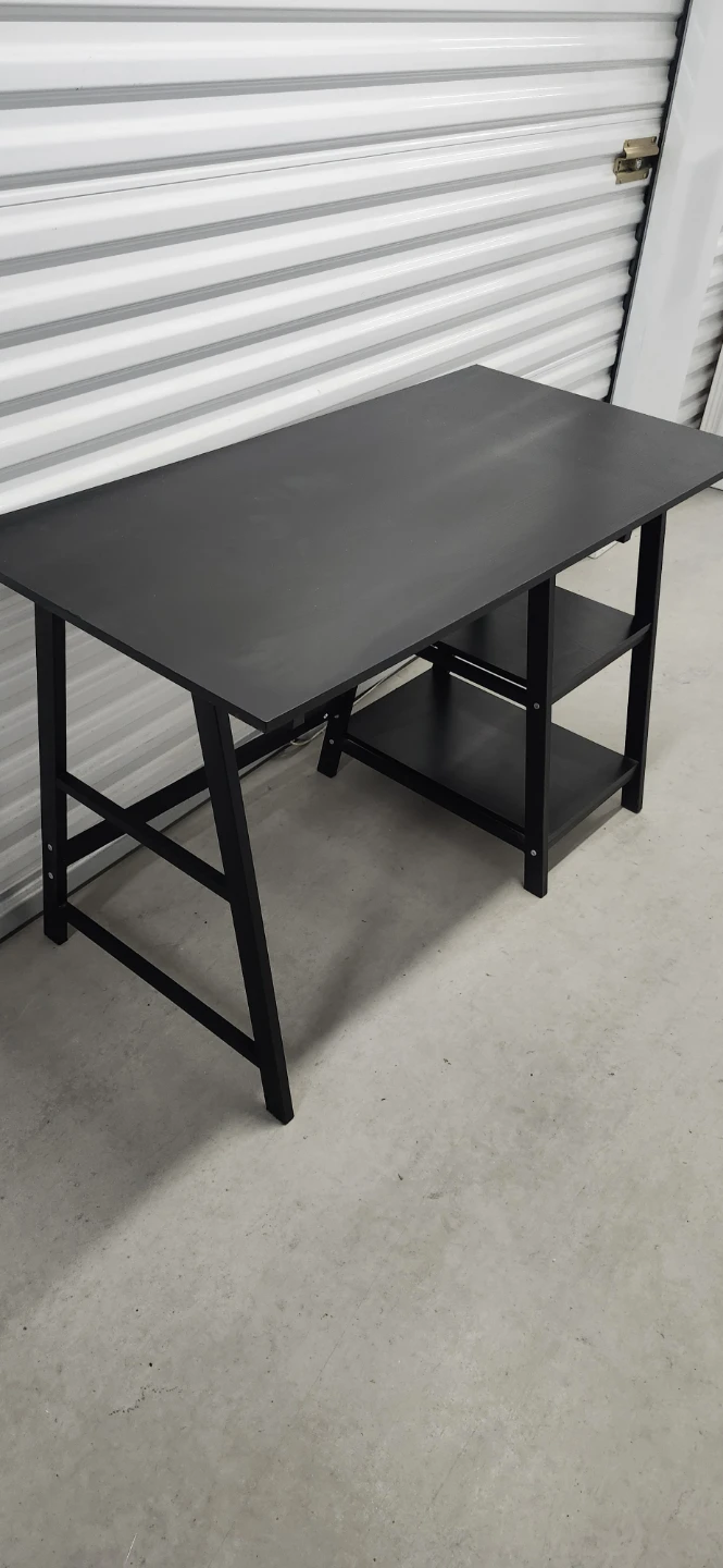 Desk with shelf - photo 2