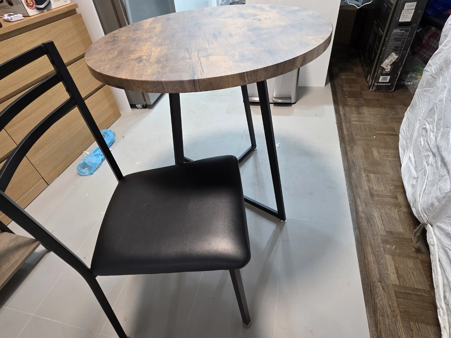 Two-person Bistro Dining Set (Black/Brown) - photo 2