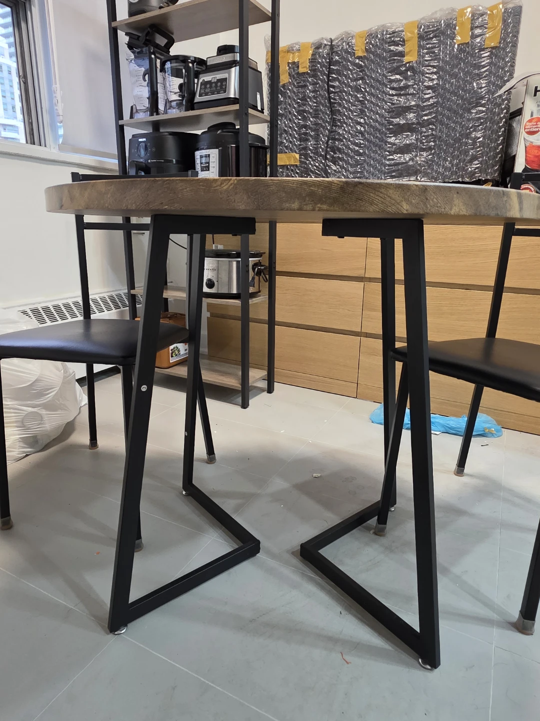 Two-person Bistro Dining Set (Black/Brown) - photo 3
