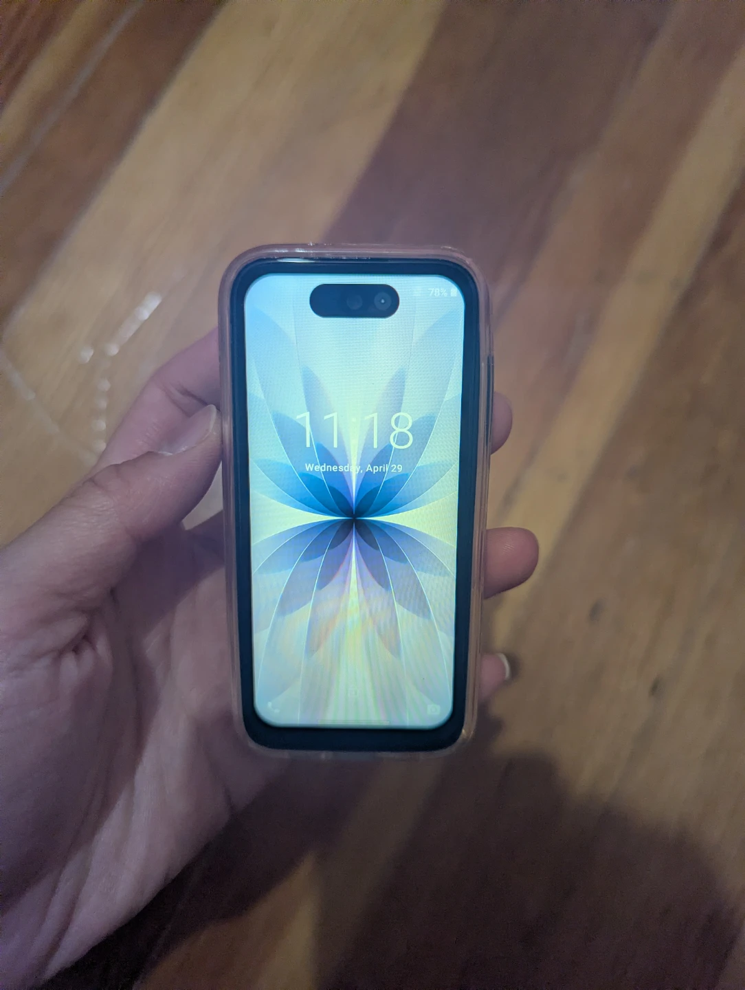 Orange Mini Smartphone with Case and Charger - photo 4
