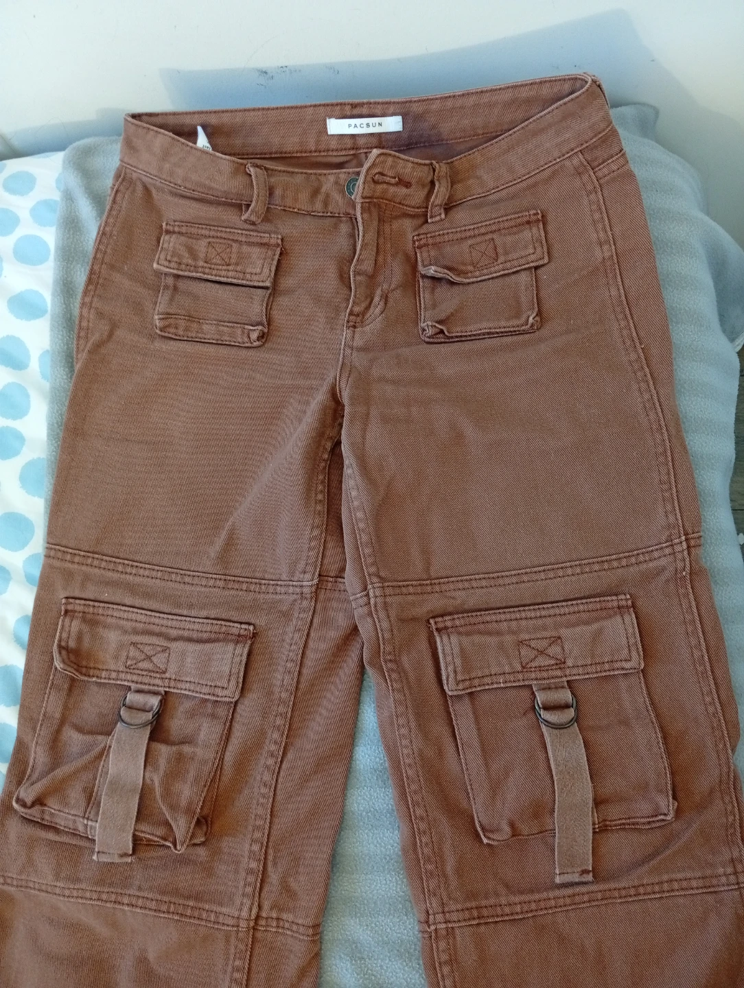 Pacsun Low Rise Utility Cargo Pants Size 25 Brown