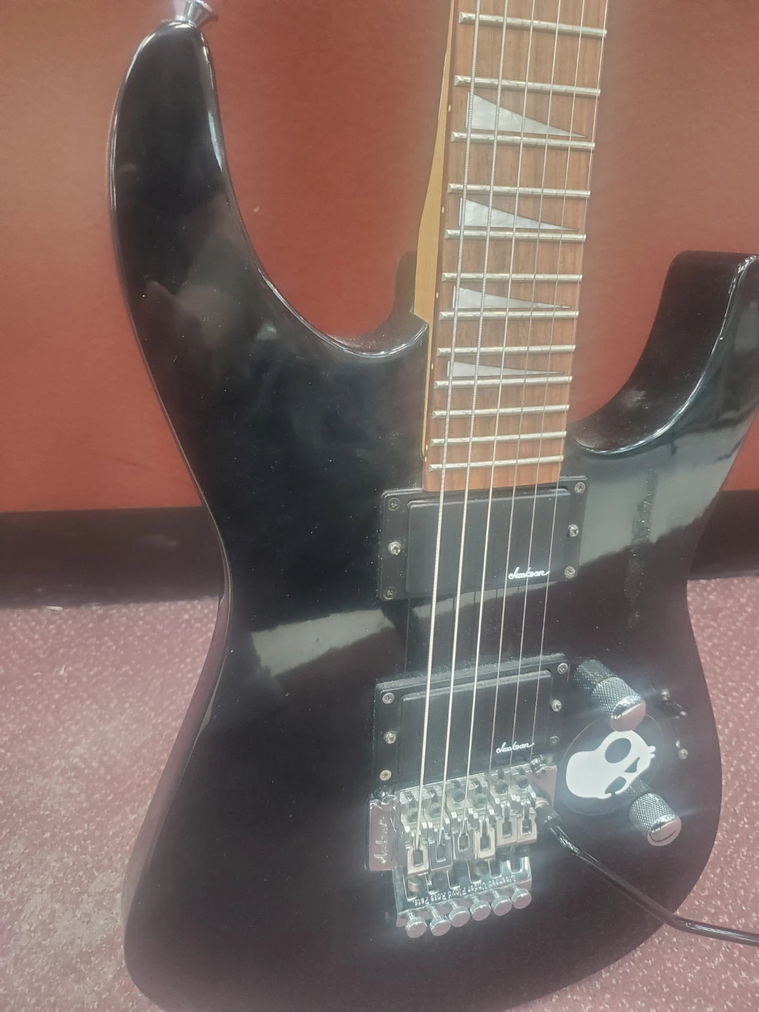 Black Jackson Electric Guitar - photo 2
