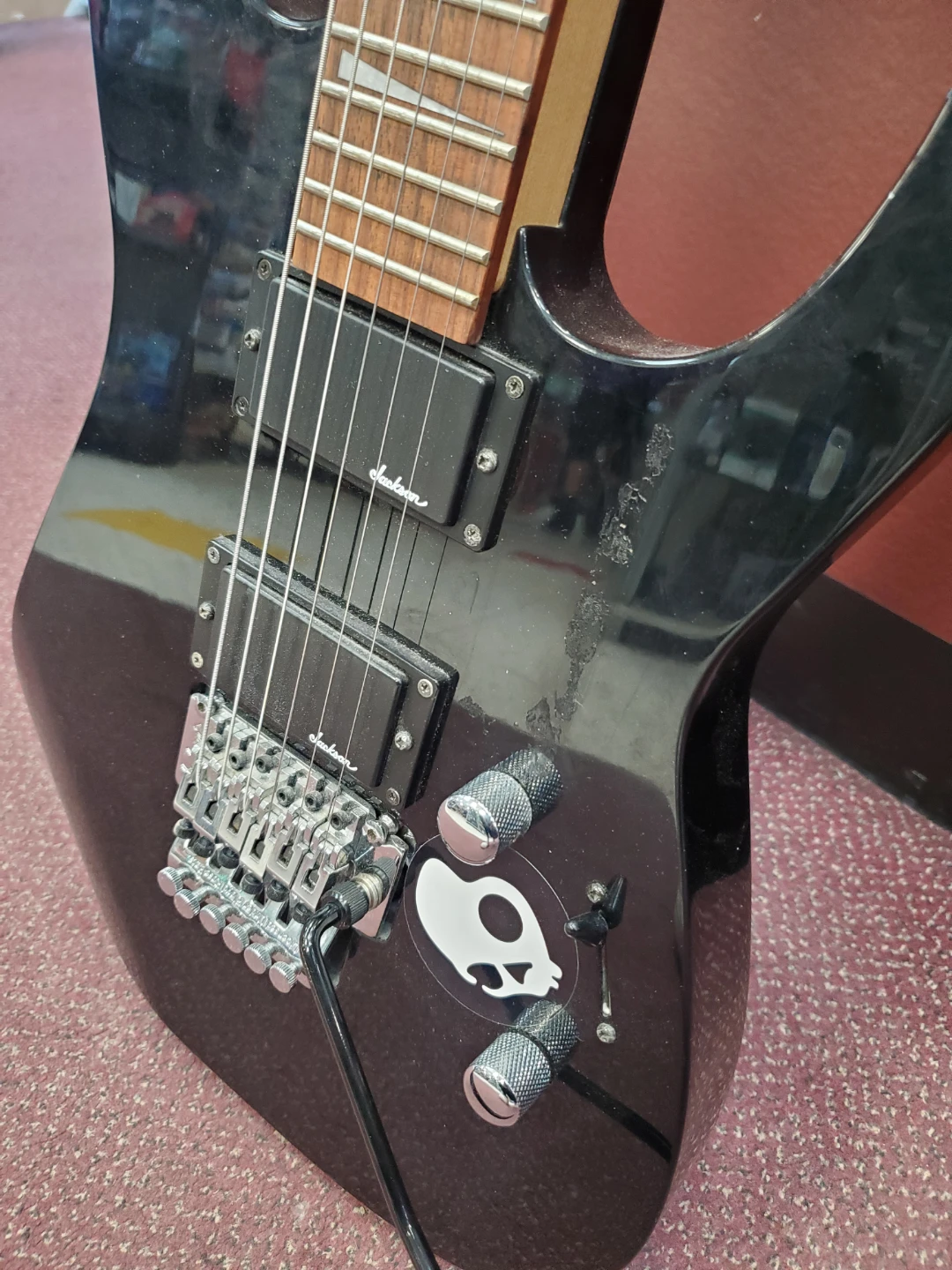 Black Jackson Electric Guitar - photo 4
