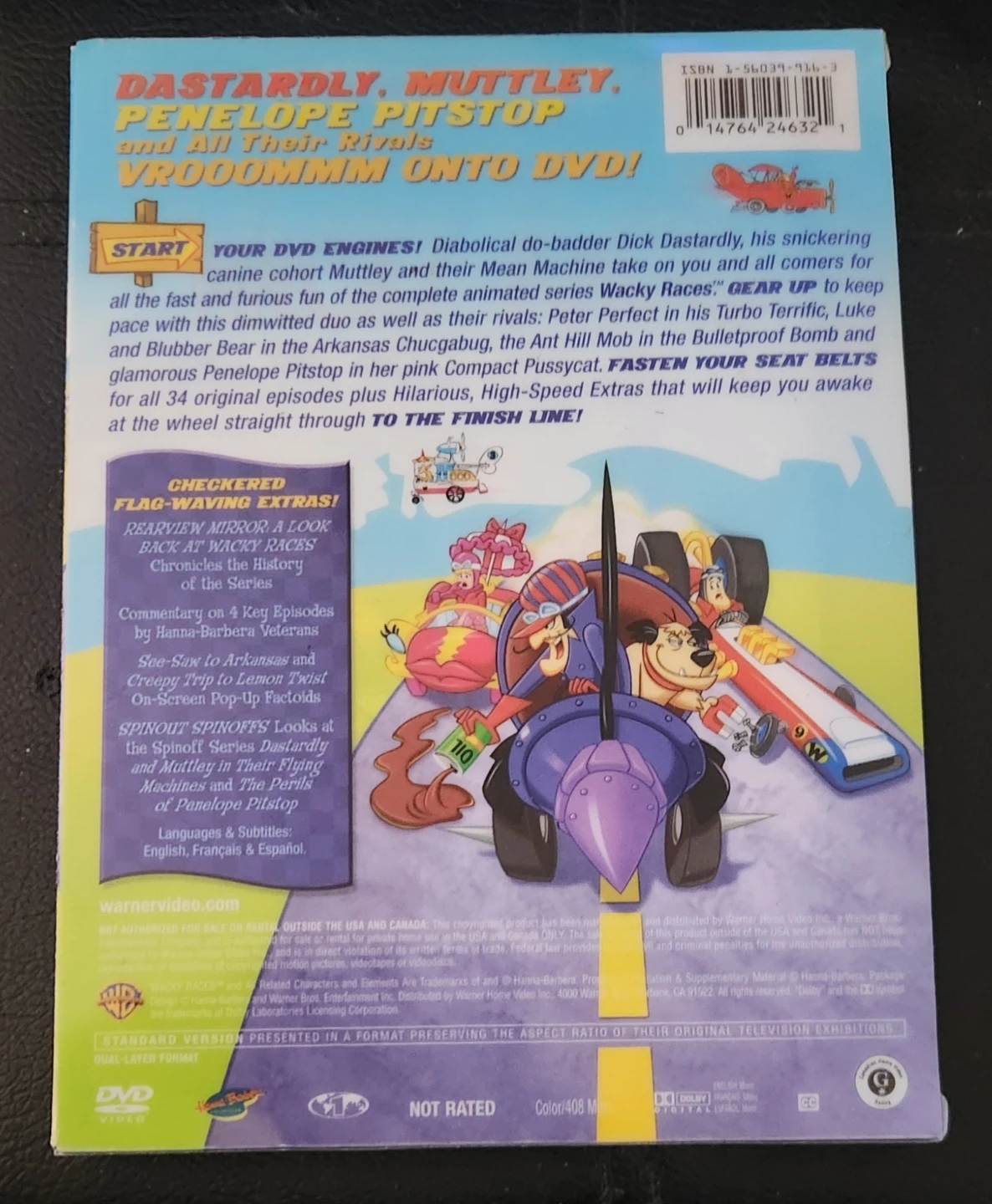 Wacky Races Complete Series DVD Hanna-Barbera - photo 3