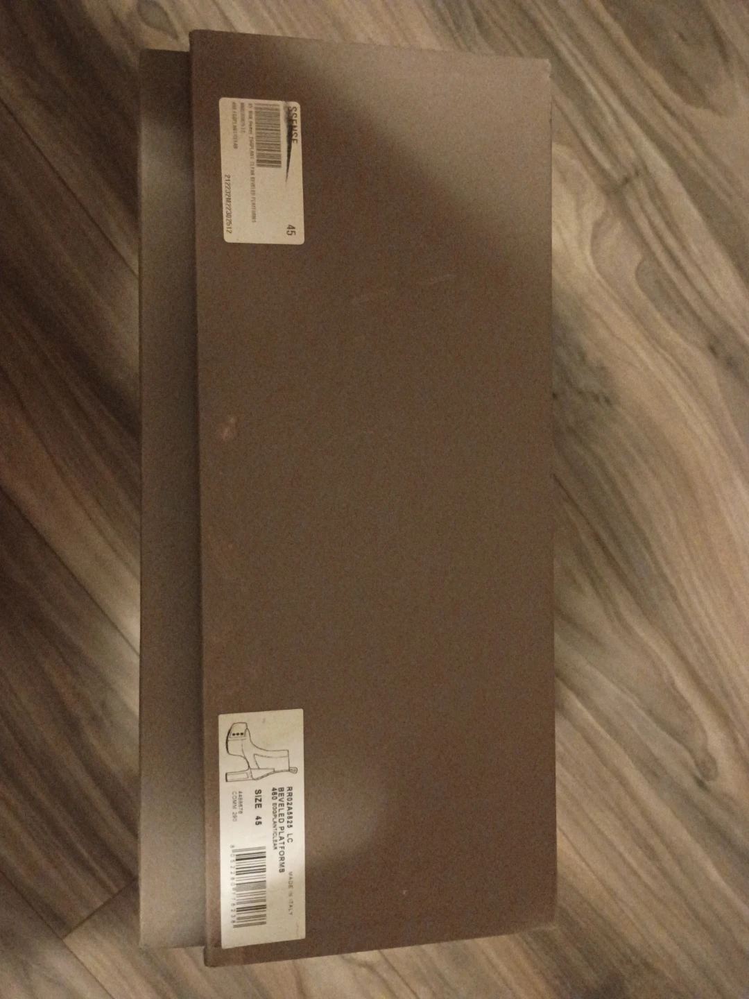Rick Owens Beveled Platform Boots Eggplant Size 45 - photo 3