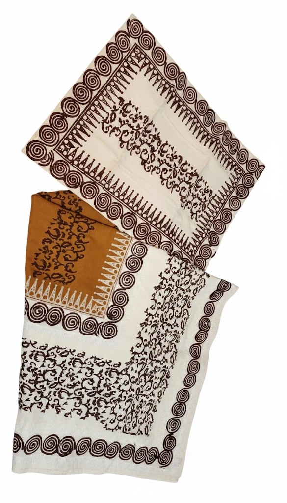 Block print bedsheet Set with Pillowcases - photo 2