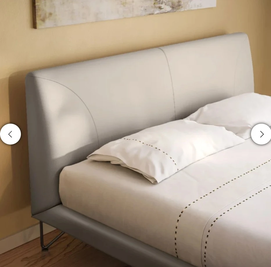 Natuzzi Editions Avery Leather Queen Bed Frame - photo 3