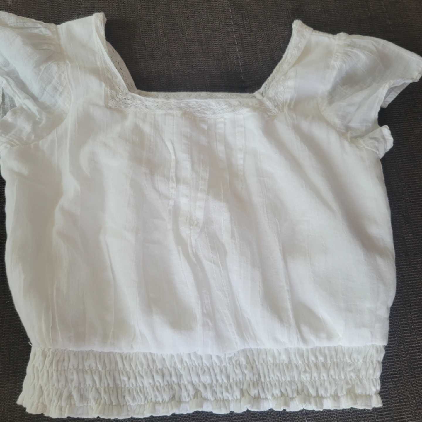 Abercrombie Kids White Top Size 11/12
