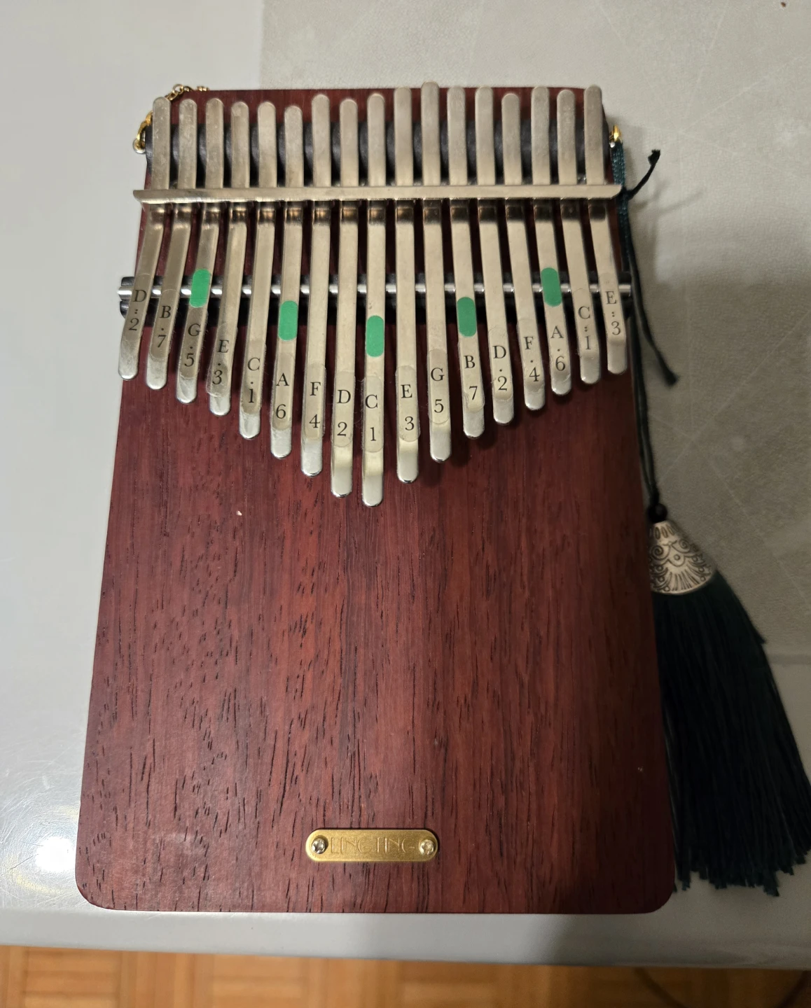 LingTing Kalimba 17 Keys Thumb Piano - photo 2